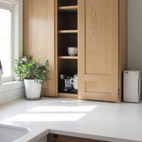 concealed coffee station organization