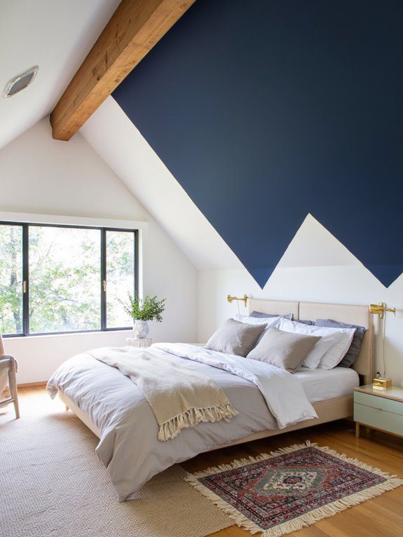 contrasting ceiling color ideas