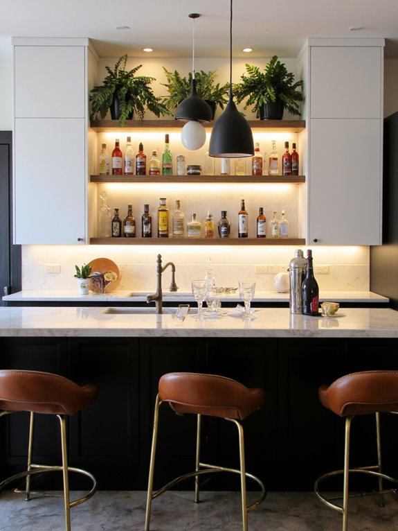 contrasting colors for kitchens