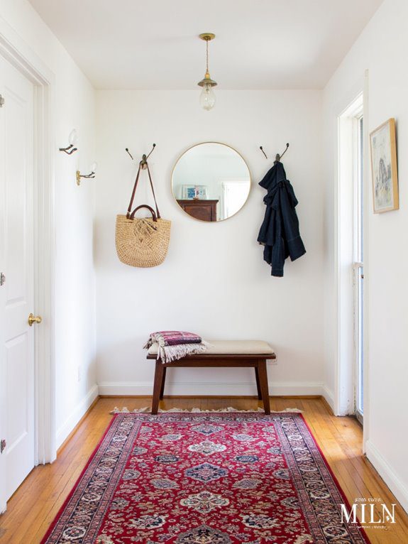 cozy defined entryway aesthetic