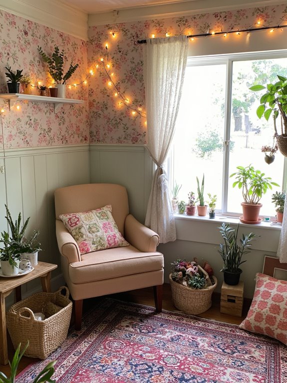 cozy feminine retreat garage