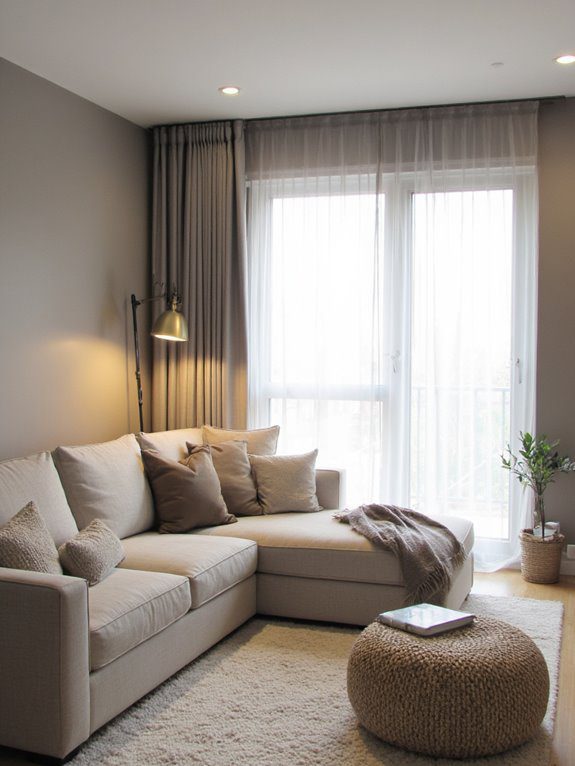 cozy lighting enhances ambiance