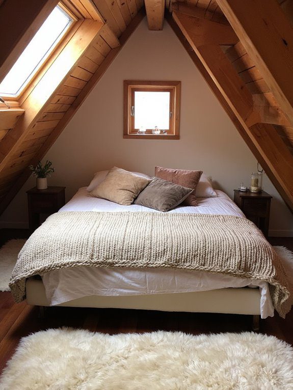 cozy plush textiles layering