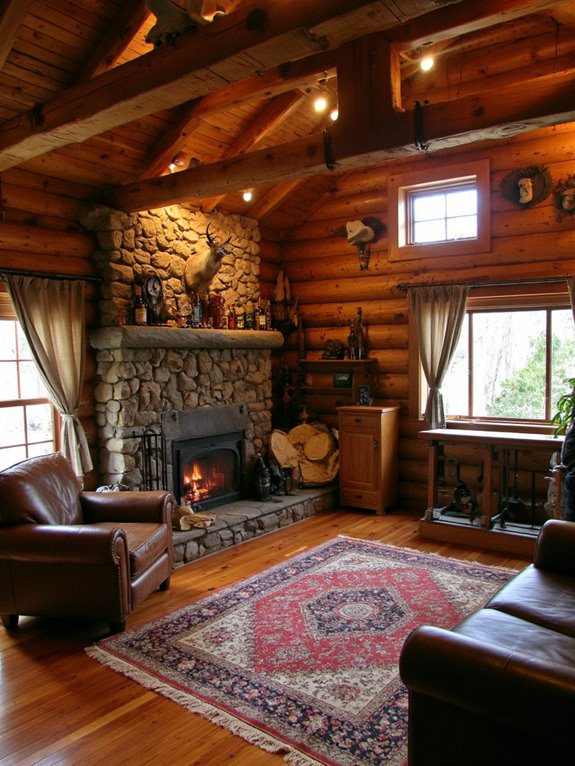 cozy rustic cabin retreat