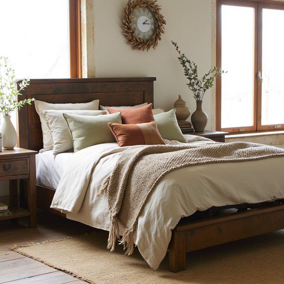 cozy rustic layered textures