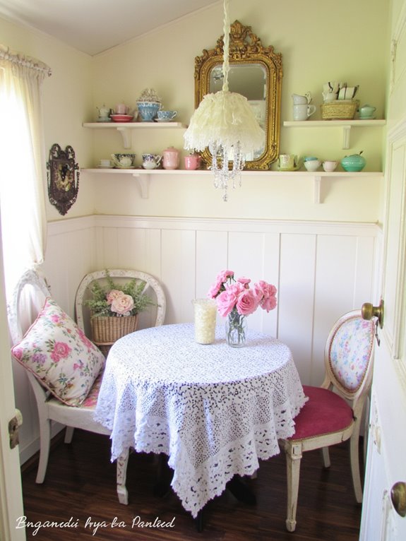 cozy vintage tea retreat