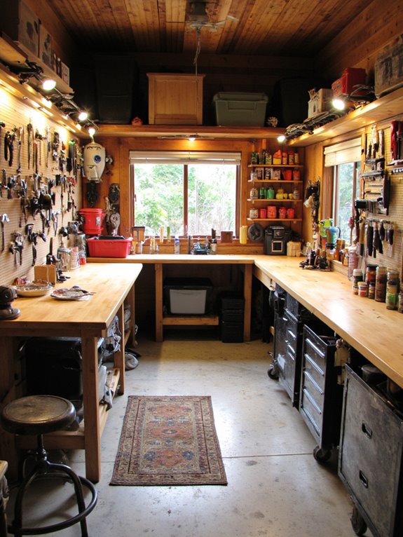 creative tool and craft space