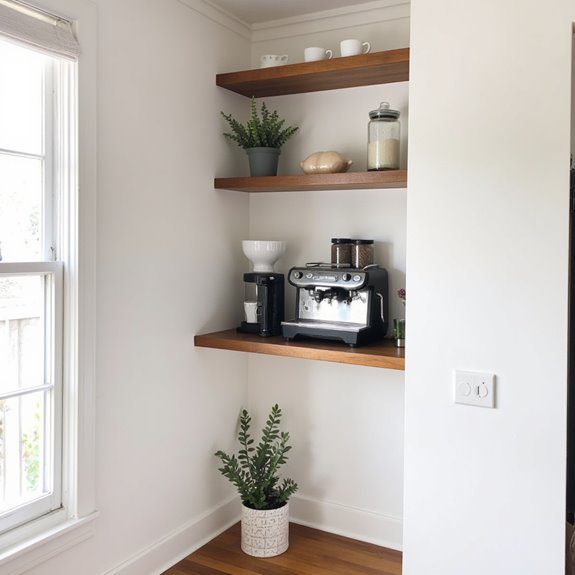 dedicated coffee pantry area