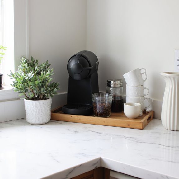 dedicated coffee station setup