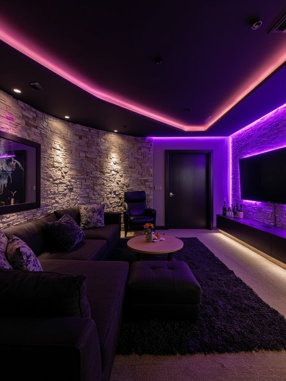 dual zone entertainment area