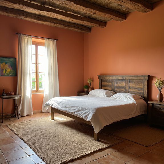 earthy colors for tranquility