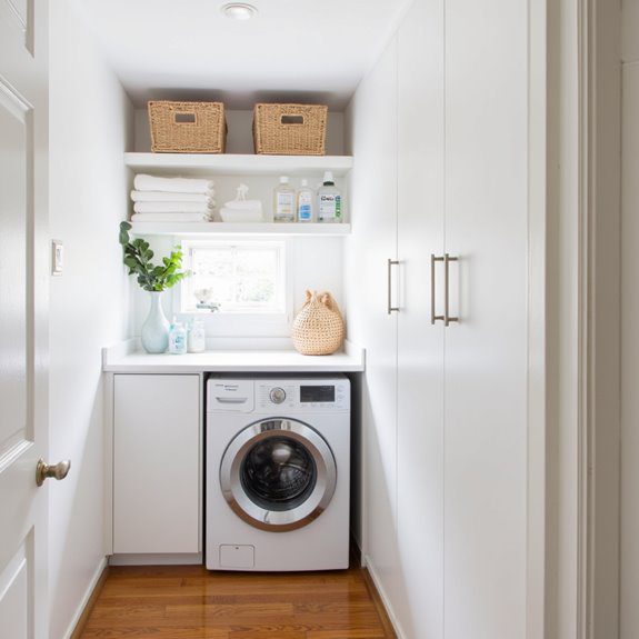 efficient one wall utility layout