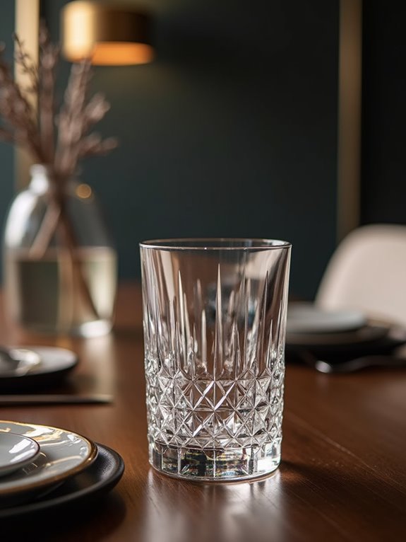 elegant crystal dining enhancement