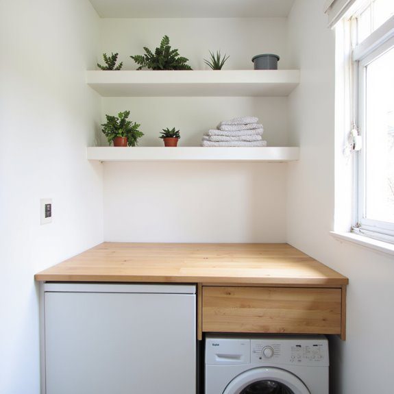 fold down multifunctional work surfaces