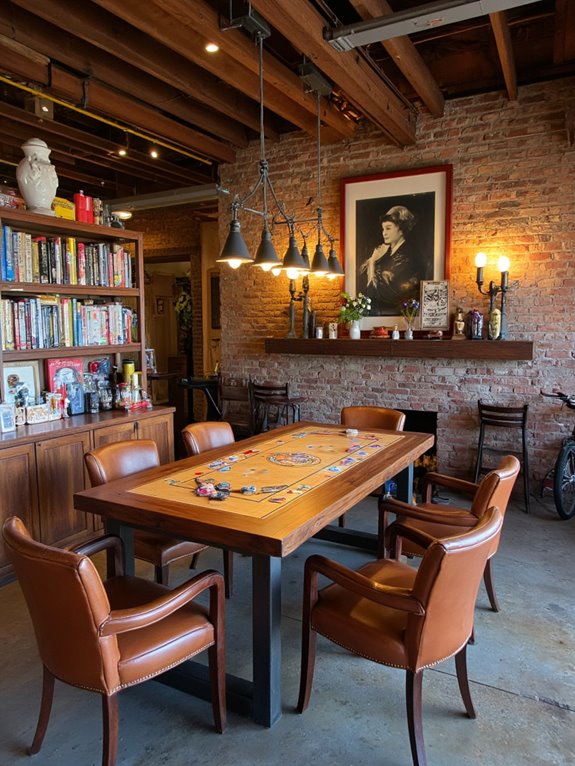 game night gathering table