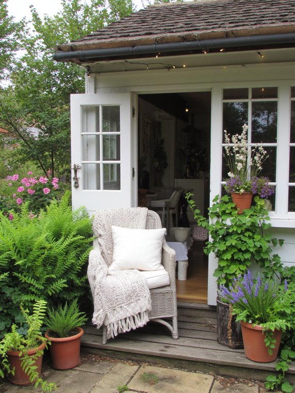 garden inspired cozy retreat