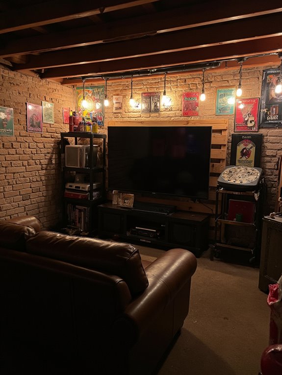 grunge inspired basement hangout