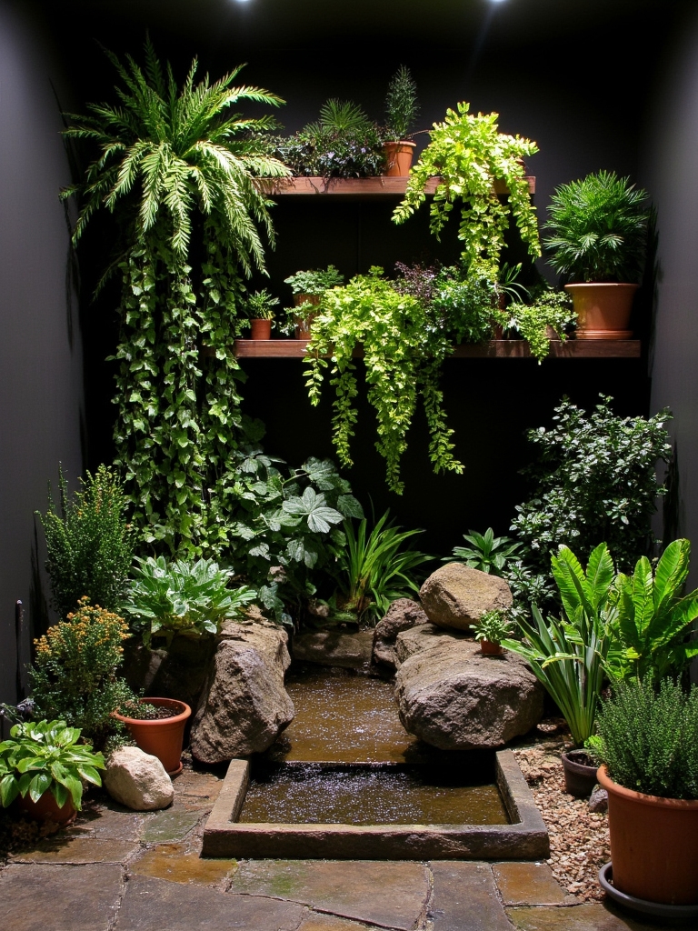 indoor garden sanctuary creation
