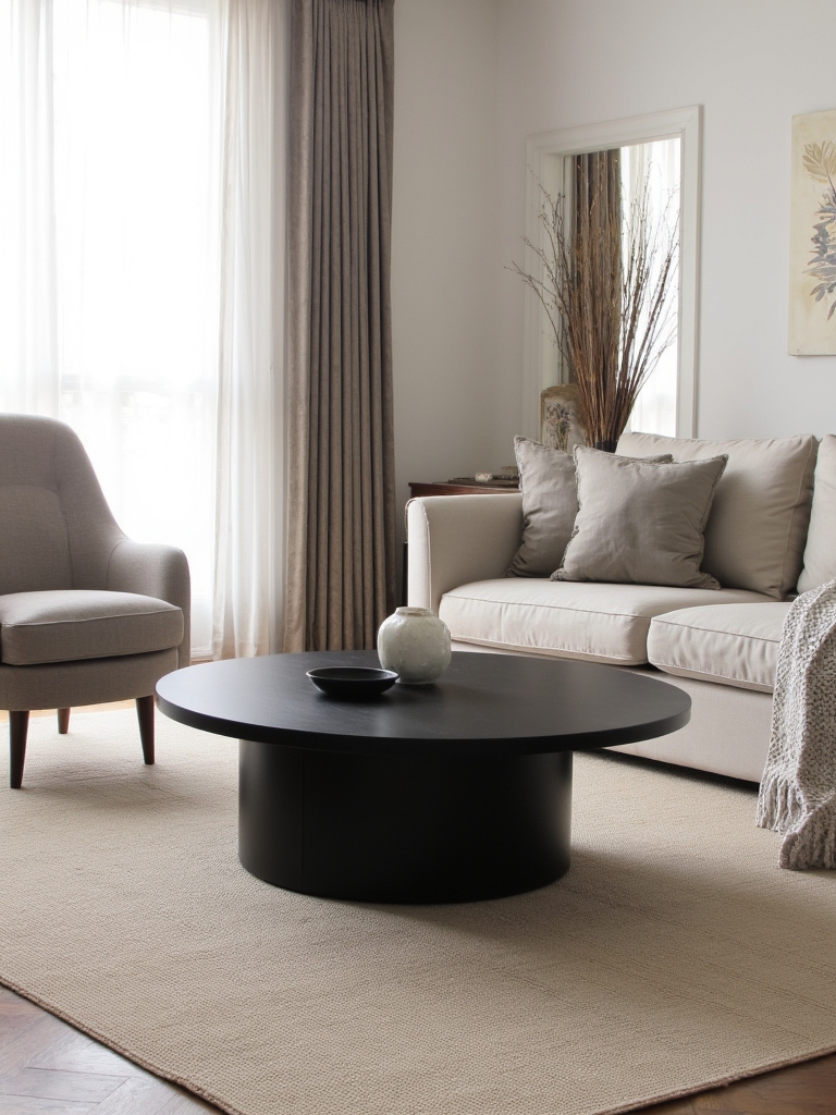 matte black meets beige elegance
