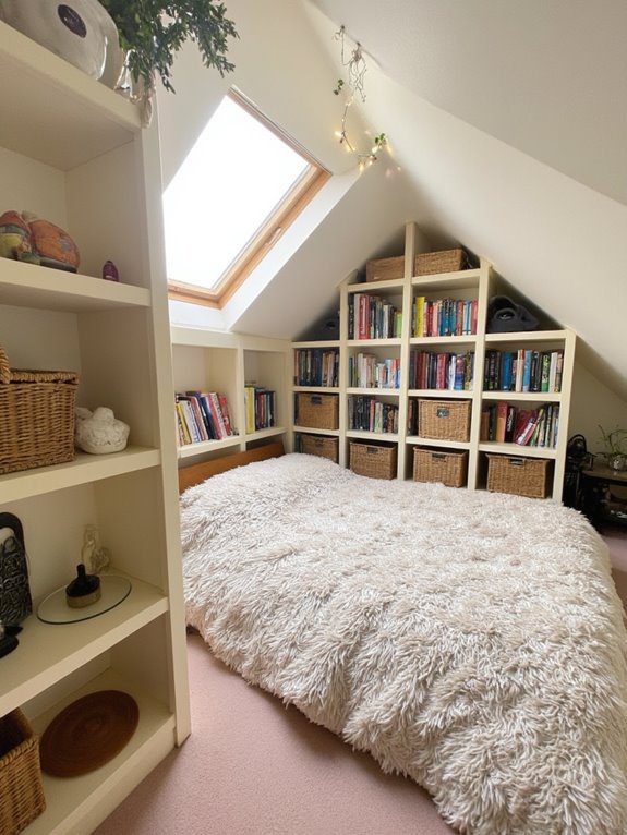 maximize attic storage vertically