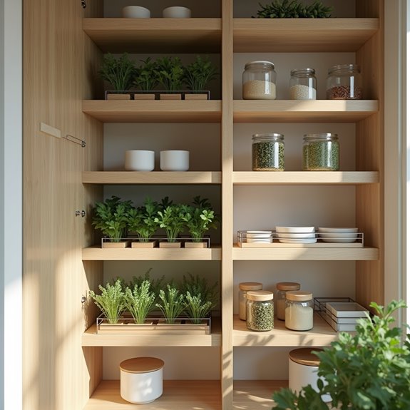 maximize pantry storage space