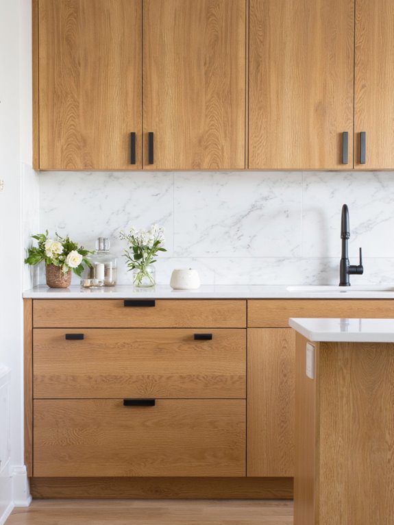 modern rift cut oak