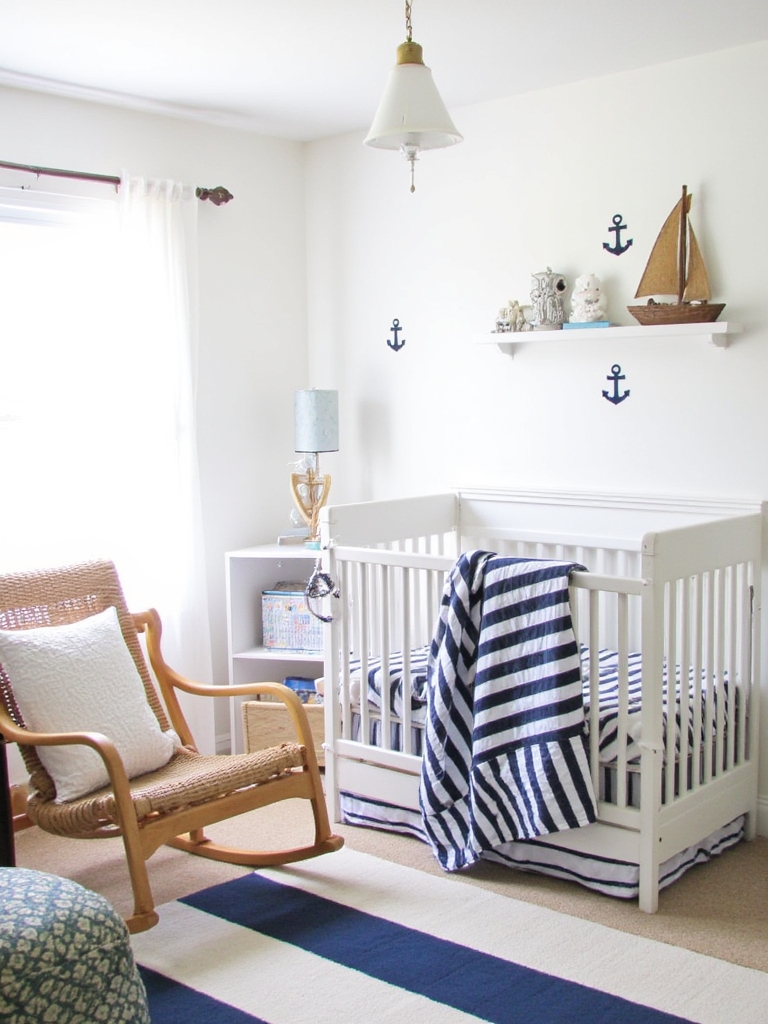 nautical themed nursery design elements