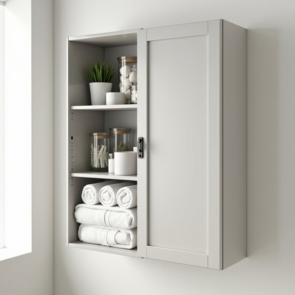 organize bathroom closet efficiently