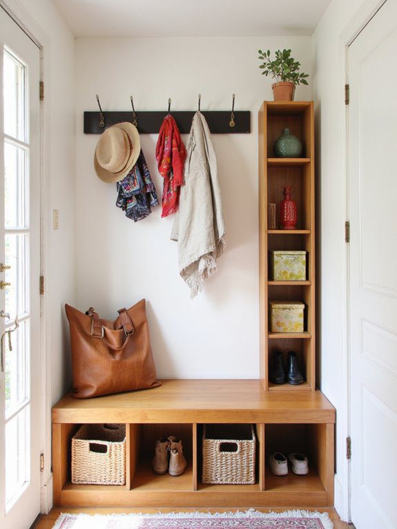 organized entryway storage solutions