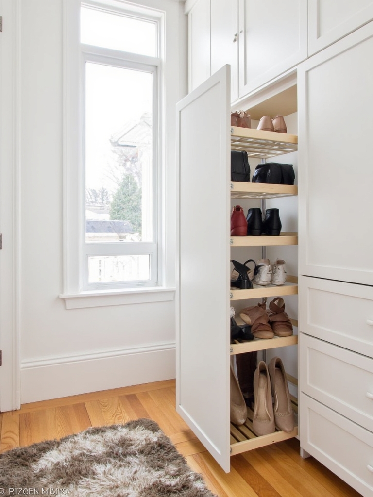 organized footwear storage solution