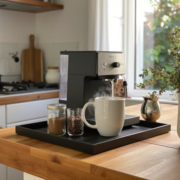 portable coffee bar setup