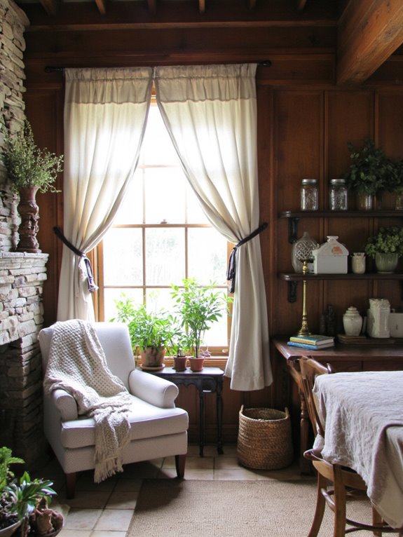 rustic charm and coziness