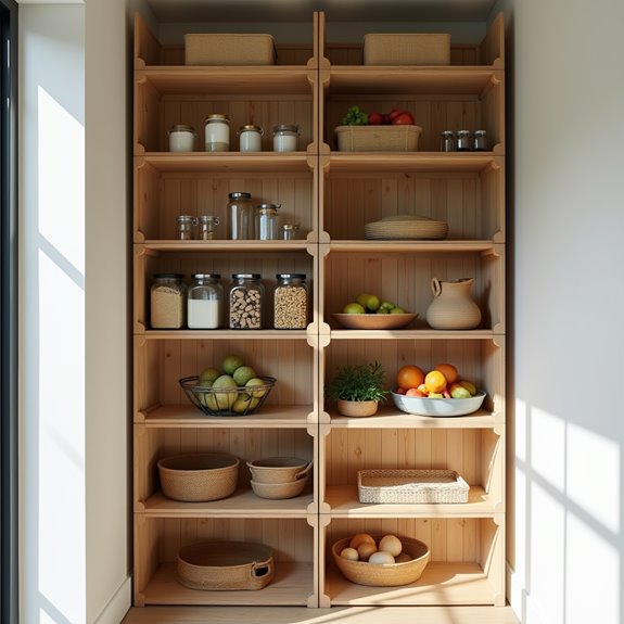 rustic crate shelving benefits