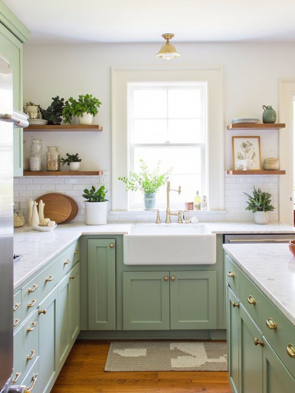 sage green kitchen design tips