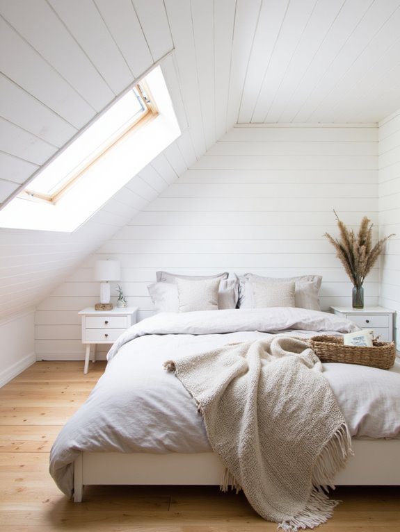 shiplap for sloped ceilings