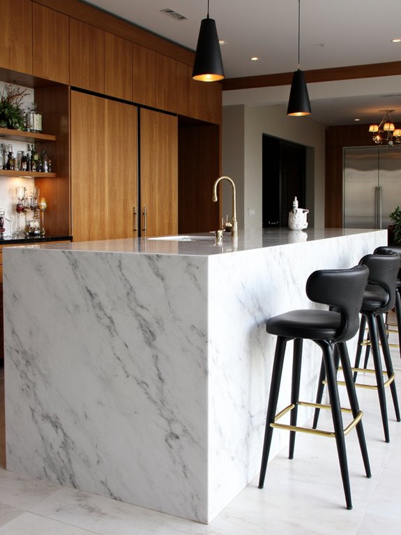 sleek modern kitchen design