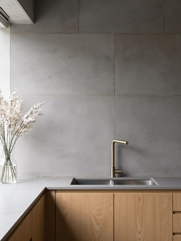 sleek modern kitchen panels