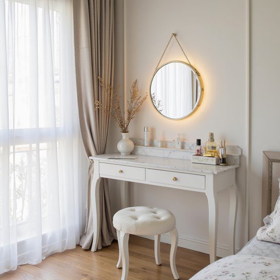 sleek vanities for small spaces