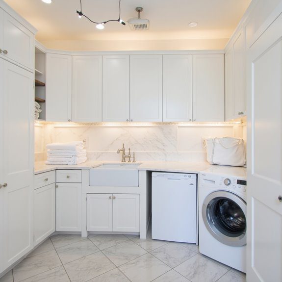 smart lighting enhances laundry