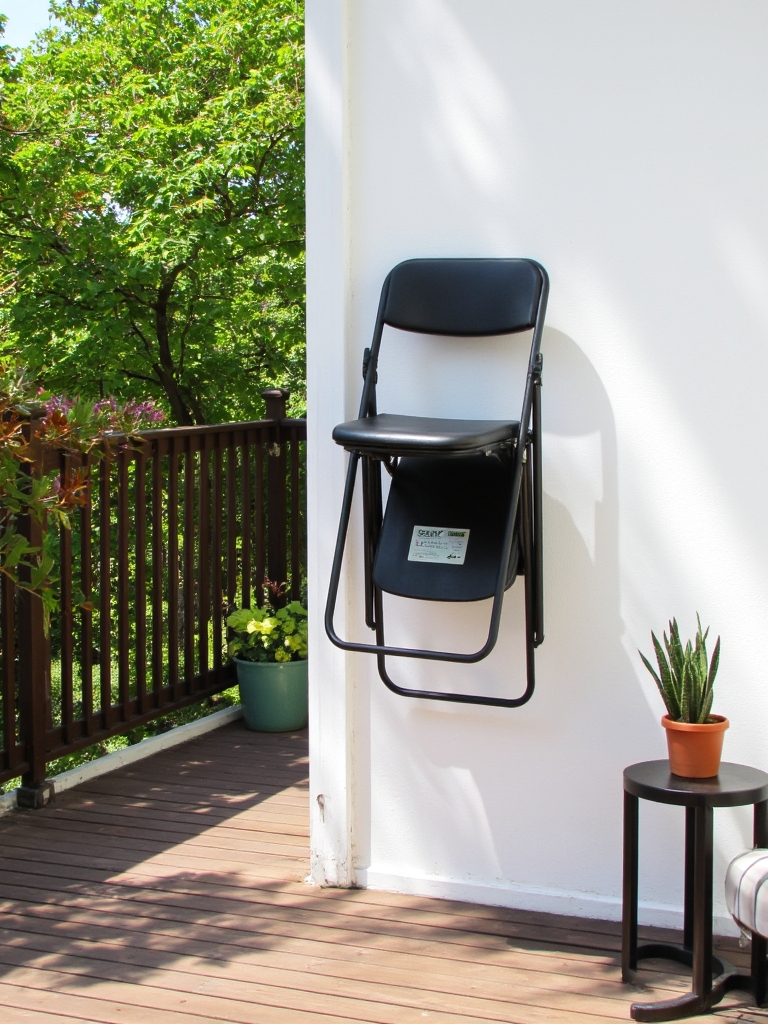 space saving outdoor seating solution