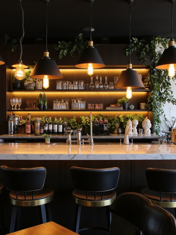 statement lighting for kitchens