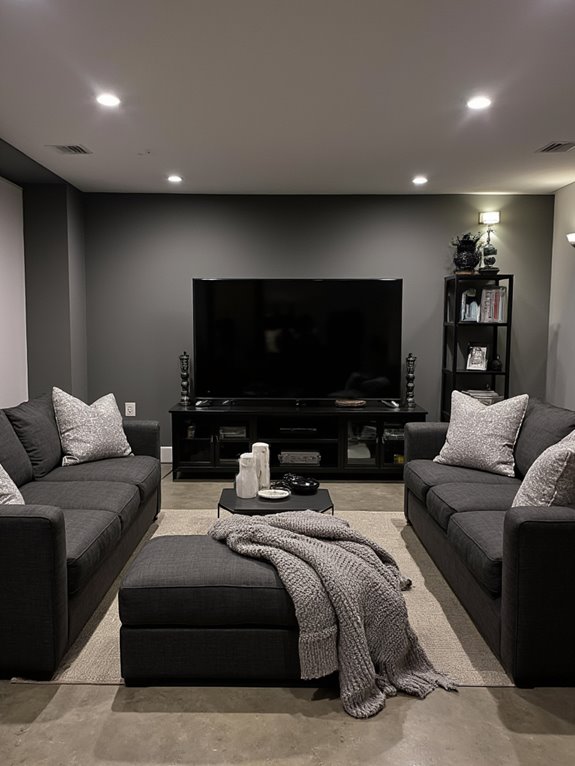 stylish contemporary gray palette