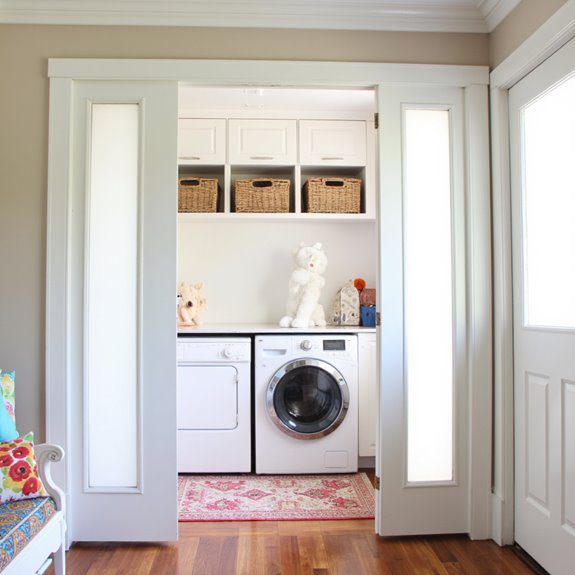 stylish functional double doors