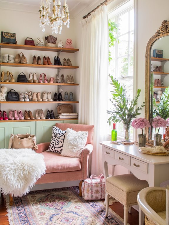 stylish organized personal space