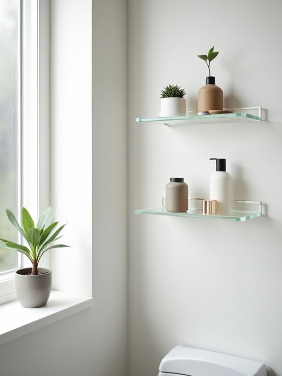 stylish space saving bathroom solution