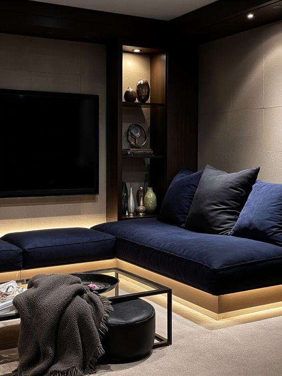 tiered cozy viewing platform