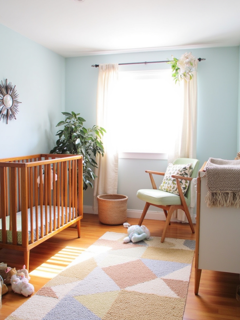 timeless mid century nursery design