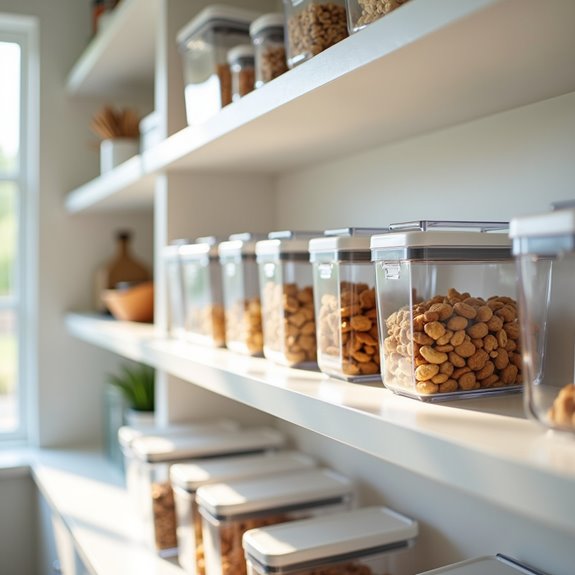 transparent pantry organization solution