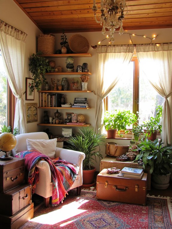 travel themed cozy retreat