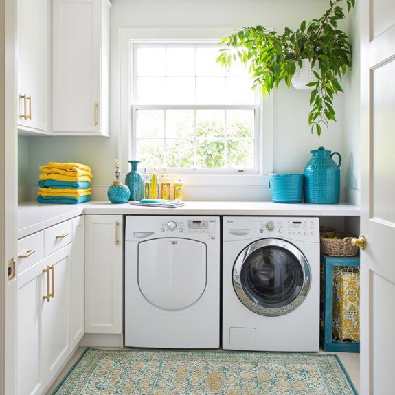 vibrant colors enhance laundry